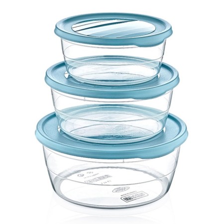 A set of food containers Hobbylife Trend, 3 pcs, color mix-1