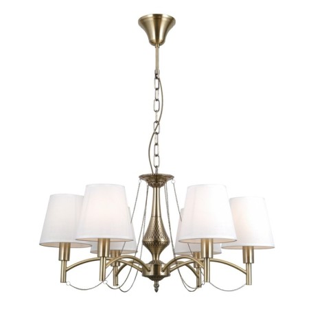 Ceiling light Gerhort G11096/6AB WT, 6x40W, E14, 73x66x66 cm, bronze color-1