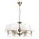 Ceiling light Gerhort G11096/6AB WT, 6x40W, E14, 73x66x66 cm, bronze color