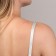 Glass for straps, shiny, 10 mm, 10 ± 0.5 m, white color