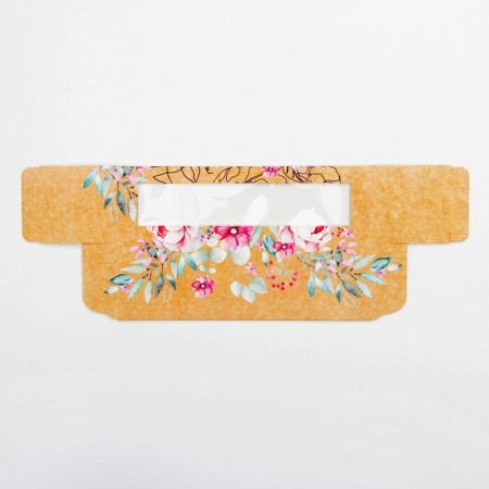 Box for Makarun, confectionery packaging, "Happiness", 18 x 5.5 x 5.5 cm-4