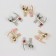 Brooch "Kithe" with a flower, color mix (indivisible packing 12 pcs., Price per pcs.)
