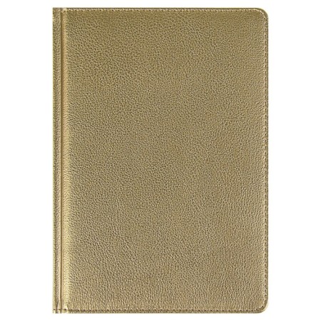 Diary of Leduced A5+, 136 sheets of Sidney Nebraska, solid cover, artificial leather, gold cut, gold