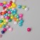 Beads for creativity plastic "Smooth multi -colored balls" set 20 g d = 0.6 cm