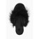 Slippers # 1 female, size 36.5, black color