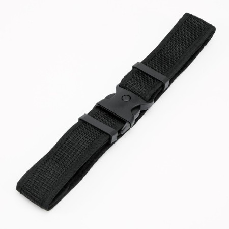 Tactical belt, 125 cm, width 5 cm, plastic buckle, black-2