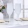 Set of wedding glasses "Council and love" 200 ml, white