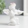 Polystone souvenir "Snowthrough angel with violin" 7x5.5x8 cm