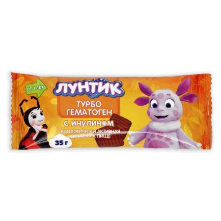 Hematogen Children's turbo with Iolin, Luntik, 35 g-3