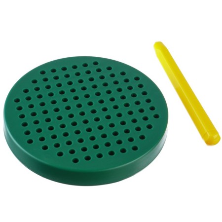Tablet training “Magnetic Drawing: Mi-Mi-Mim,”, 120 holes, green color-1