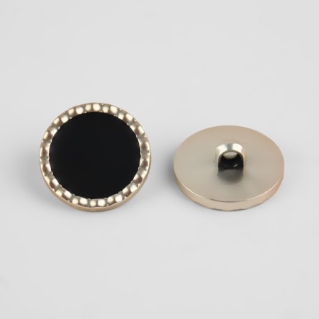 A set of plastic buttons on the leg, d = 25 mm, 5 pcs, black color-2