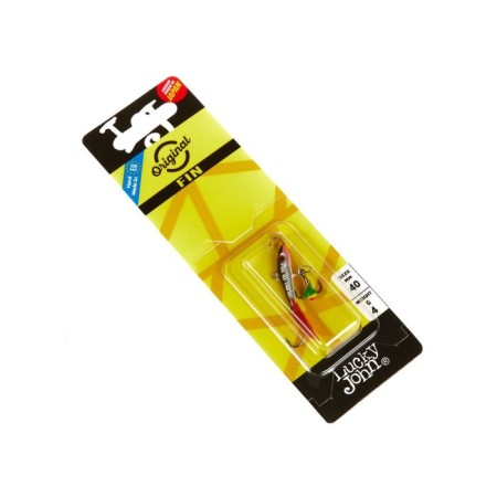 Balancir Lucky John Fin 3 + tee, 4 cm, 12hrt blister-6
