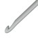 Knitting hook, plastic, 7 mmx14 cm,