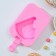 Form for ice cream Daulay "watermelon lobe", silicone, 14 × 7.5 × 2.5 cm, pink color