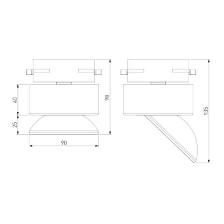 Elektrostandard track lamp, Smooth, 106x90x90 mm, 10W, LED, 850LM, 4200K, white color-3