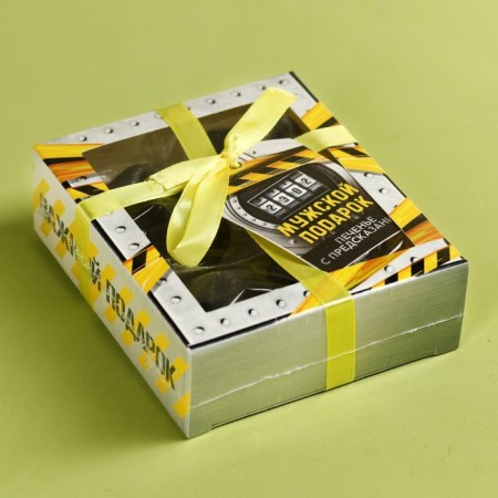 Colored cookies with a prediction of “Male Gift”, 24 g (4 pcs. X 6 g).-5