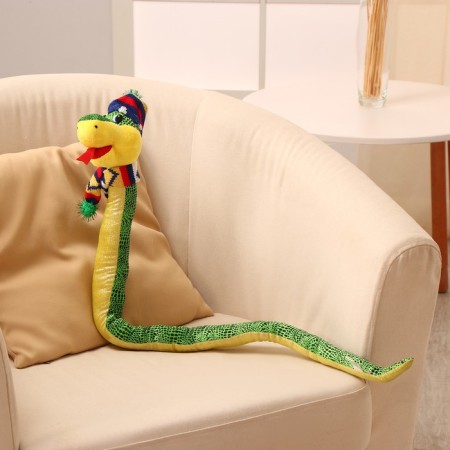Soft toy "Snake", winter, 91 cm-1