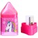 Sharpen with an eraser, plastic, Minnie Mouse and unicorn