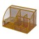Chancellery trifles stand Calligrata, 7 departments, mesh, metal, black