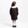 Children's dress with KAFTAN collar, size 38 (146-152 cm), black color