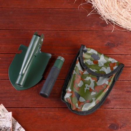 Folding shovel "Huntsman" 4V1 in a case, 41 cm, olive-8