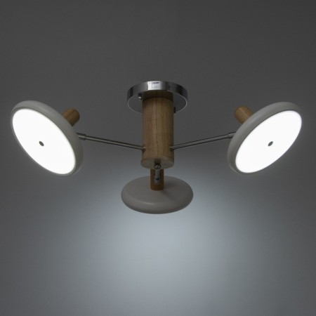 Julia chandelier 3XLED 72W 3000-6000K Belo-chromovy 62x62x22 cm-4