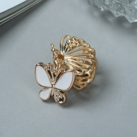 Hair crab "Berta" loops, 2.5 cm, gold