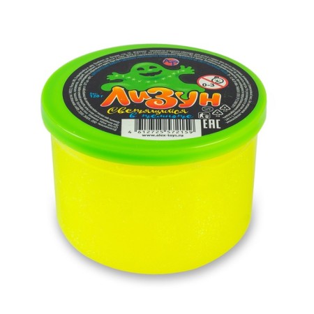 Lizun luminous in the dark, 120 g, color mix-6