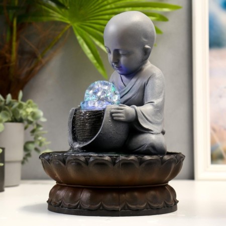 Table fountain "Little Buddha" 28x18x18 cm-1