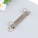 Clamping ring metal two rings diameter of the ring 3 cm cm 12.3 cm