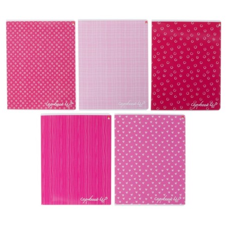 Notebook of 48 sheets in the cage "Fresh. Pink ", cover coated cardboard, UV-fluid, mix
