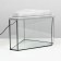 Aquarium "Delta" corner with a lid, 25 liters, 34 x 34 x 31/37.5 cm, bleached oak