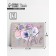 Postcard-Complement "With Love!" Flowers, gray background, 8 x 6 cm