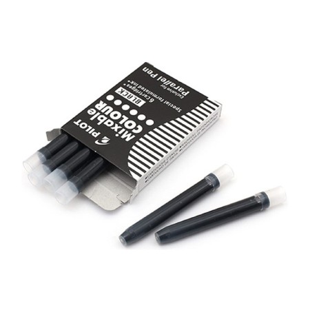 Ink cartridge Pilot, set of 6 pieces for Parallel Pen (calligraphy), black