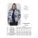 Women's jacket, size 60, blue-white color