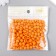 Beads for creativity "Papaya" D-0.8 cm, set 20 grams