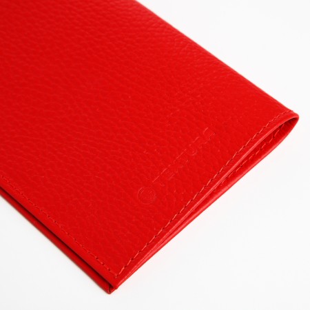 Textura passport cover, red color-4
