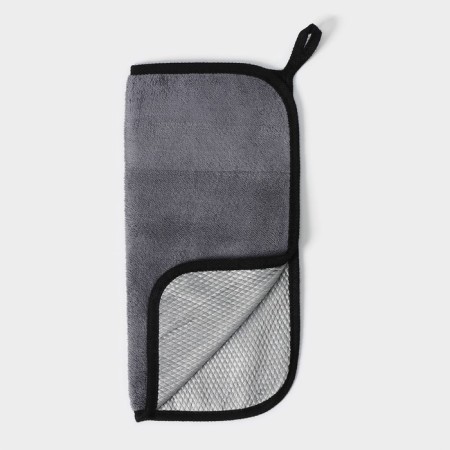 Raccoon cleaning napkin "Superfloreal multi", 30 × 30 cm, microfiber, gray color.-2