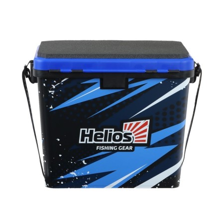 Fisherman winter Ice Fishing box single-section blue (HS-IB-19-FB-1) Helios-7