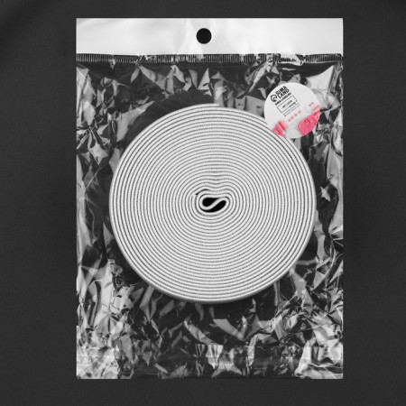 The gum is woven, soft, 40 mm, 4.5 ± 1 m, black/white/red color-3