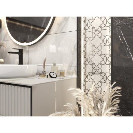Royal Stone wall insert white 29,8x59.8 pattern-1
