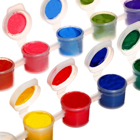Acrylic paint, set of 12 colors x 3 ml, calligrata, frost -resistant, in a package-3