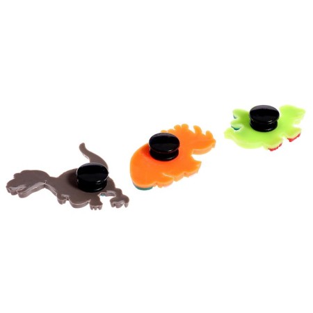 Set of cute bracelet "Dinosaurs", silicone-5