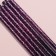A set of candles in the cake, 6 pieces "Shine", pink with black, 17 cm