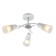 Lamp on the ESCADA rod, 1109/3P White. 3x40W, E14, 520x520x240 mm, white/chrome color