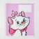 Notebook in a ruler of 12 sheets, 5 types of mix, cover coated cardboard, cats aristocrats
