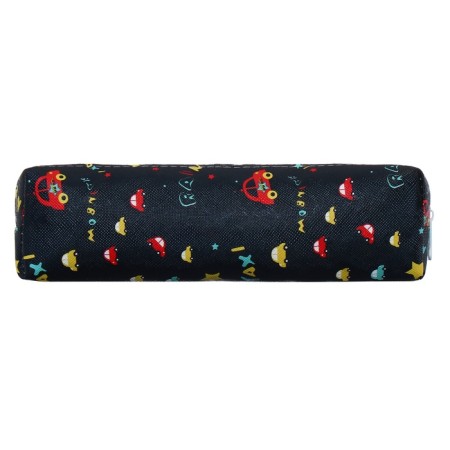 School Penal on the zipper Calligrata "Machines", black-2