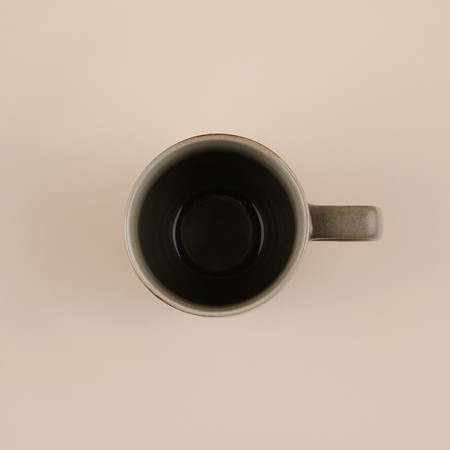 A set of mugs of ceramic SL Home "Molveno", 400 ml, brown color-2