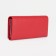 Women's wallet on magnets, red color