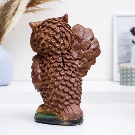 Piggy bank "Eagle wing up" color, 16x18x26cm-2